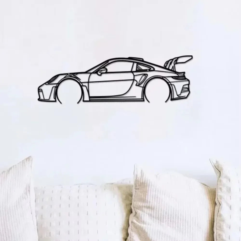 Silueta de GT3RS Elegante y Moderna